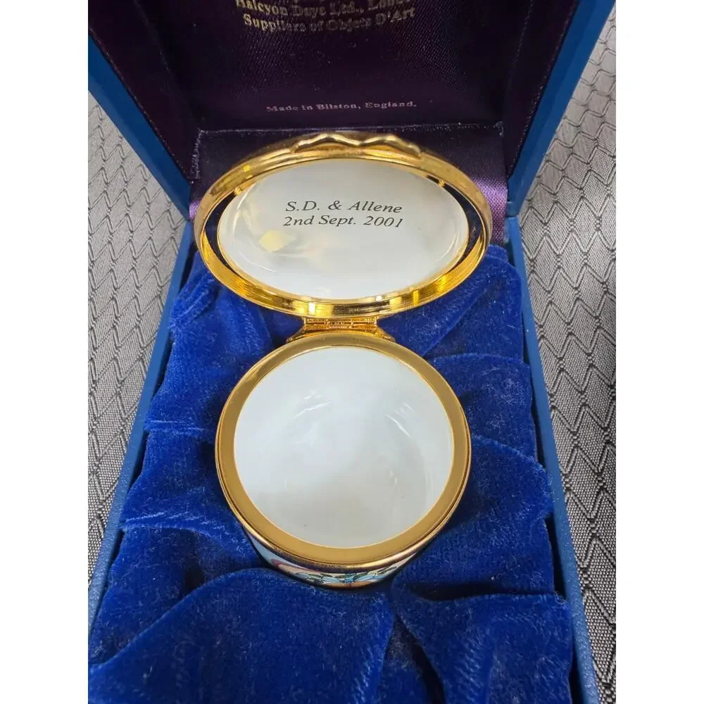 Enamel Trinket Box halycon days